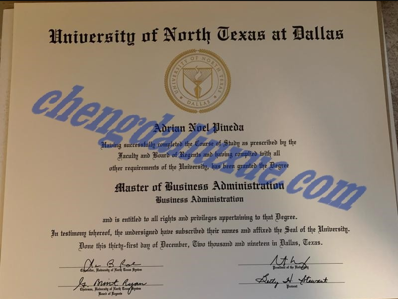 北德克萨斯大学达拉斯分校毕业证(美国大学毕业证如何定做)