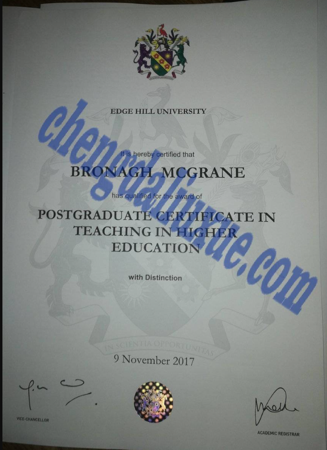 英国艾吉希尔大学毕业证样本(Customized graduation certificate from the University of Aguilar in the UK)